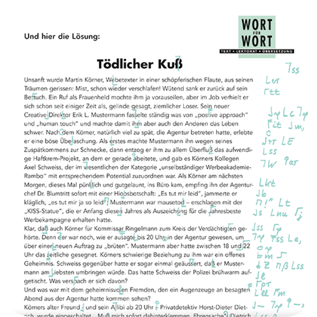 Rechtschreibtest-Lösung-Download