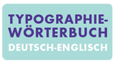 Typographie Wörterbuch