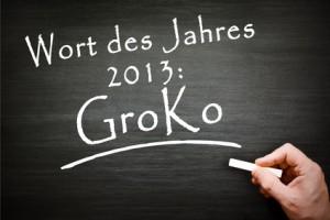 „GroKo“ ist das Wort des Jahres 2013