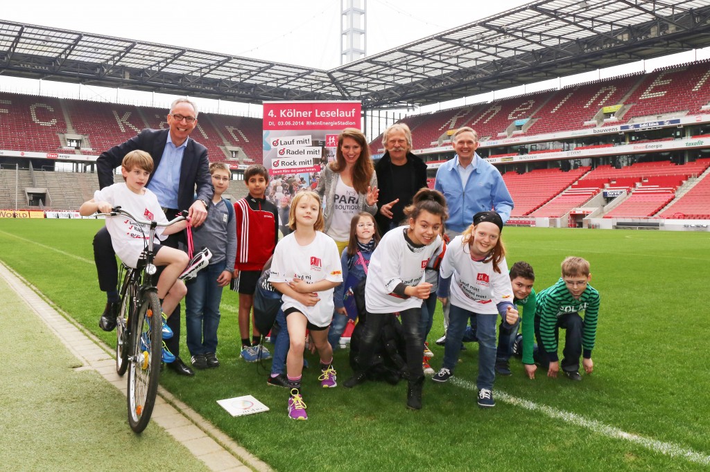 Sportlichkeit für Bildung – der vierte Kölner Leselauf startet am 3. Juni 2014 © Roland Goseberg