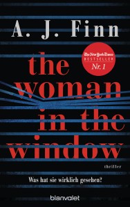 Buchcover: A. J. Finn – The Woman in the Window – was hat sie wirklich gesehen?