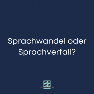 Sprachwandel